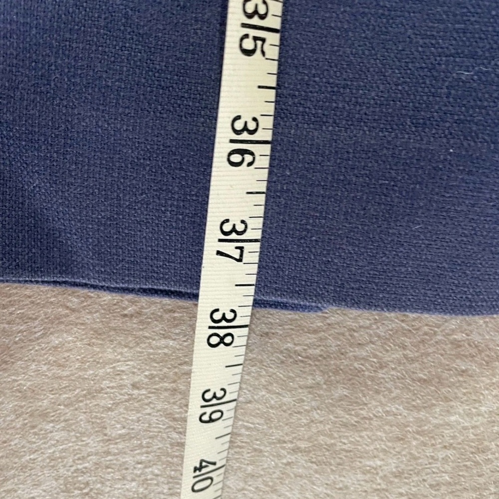 Ann Taylor Navy and Beige Midi Dress, perfect for spring, - Picture 6 of 7